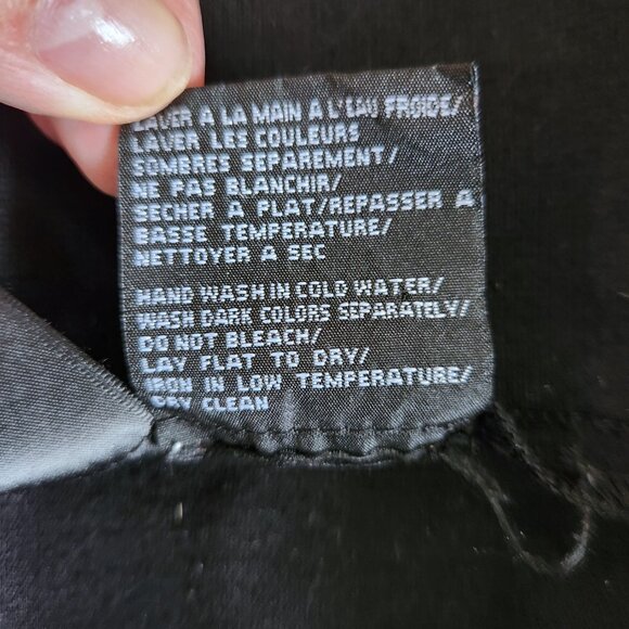 La Classe Couture Pencil Skirt Womens Size Medium Black Pull On - Picture 5 of 5